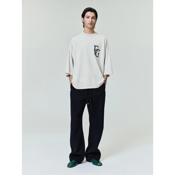 Fear of God Cotton Rayon 26 Short Sleeve Tee in Dirty Ivory | T-shirts & vests | Coveti
