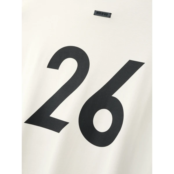 Fear of God Cotton Rayon 26 Short Sleeve Tee in Dirty Ivory | T-shirts & vests | Coveti