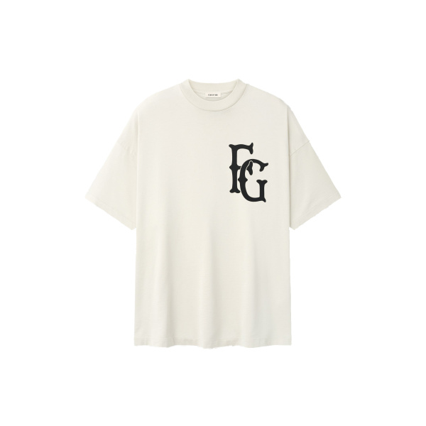 Fear of God Cotton Rayon 26 Short Sleeve Tee in Dirty Ivory | Coveti