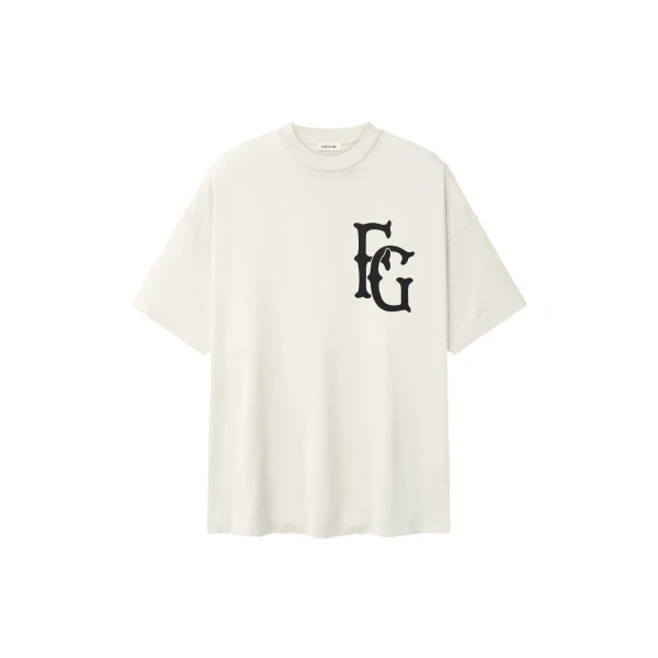Fear of God Cotton Rayon 26 Short Sleeve Tee in Dirty Ivory | Coveti