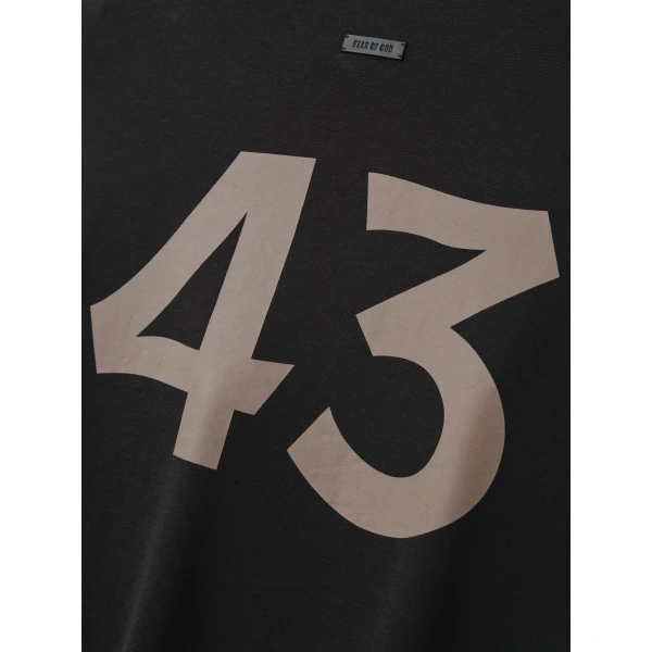 Fear of God Cotton Rayon 43 Tee in Black | T-shirts & vests | Coveti