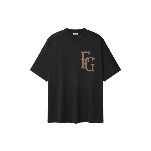Fear of God Cotton Rayon 43 Tee in Black | Coveti