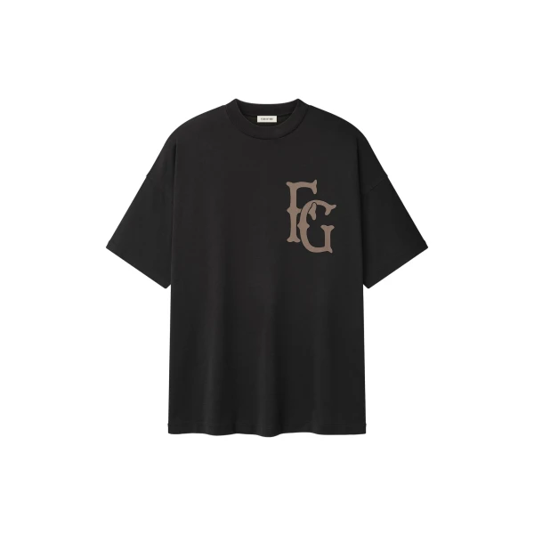 Fear of God Cotton Rayon 43 Tee in Black | Coveti