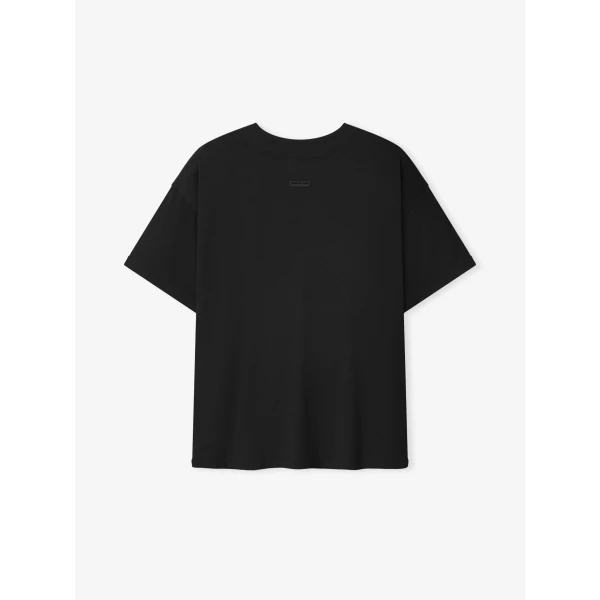 Fear of God Cotton Rayon Tee in Black | T-shirts & vests | Coveti
