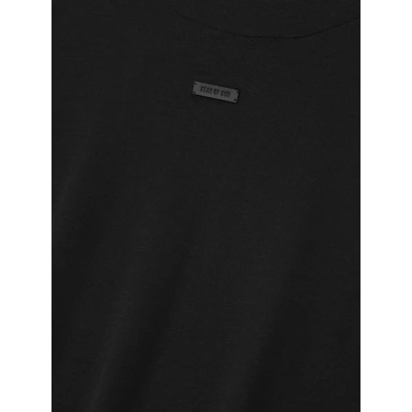 Fear of God Cotton Rayon Tee in Black | T-shirts & vests | Coveti