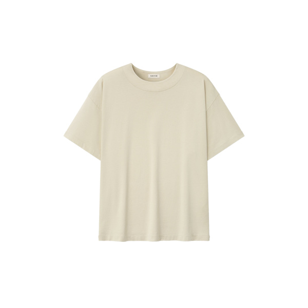 Fear of God Cotton Rayon Tee in Dirty Ivory | Coveti