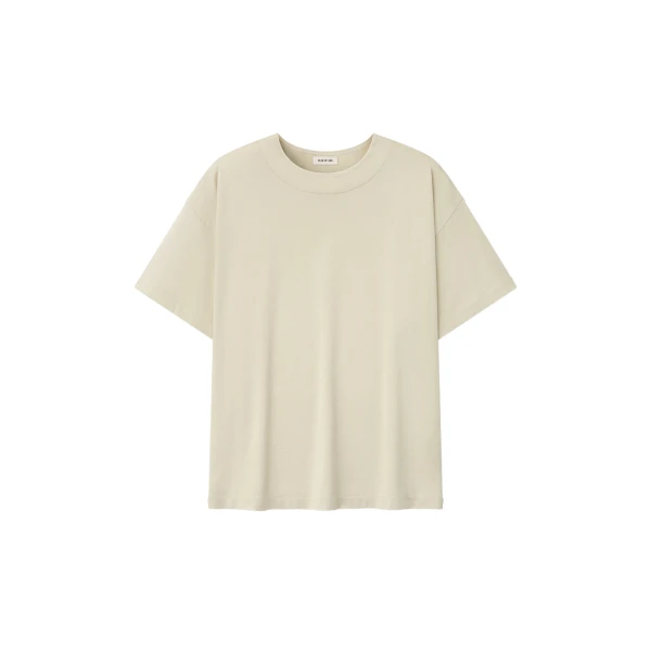 Fear of God Cotton Rayon Tee in Dirty Ivory | Coveti