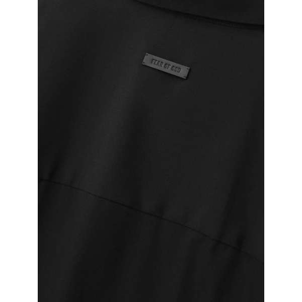 Fear of God Cotton Wool Oxford Classic Shirt in Black | Men Shirts | Coveti
