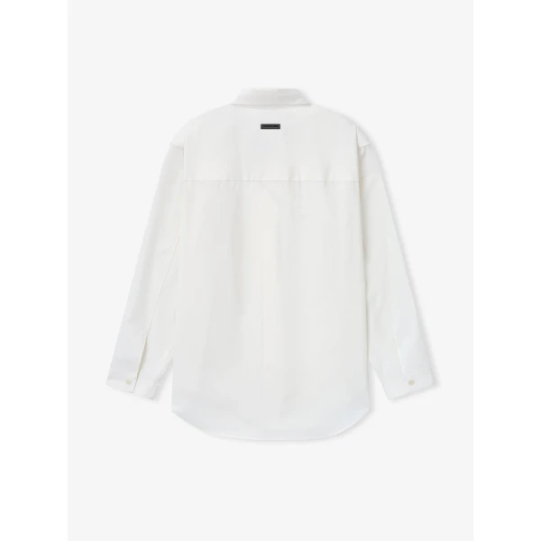 Fear of God Cotton Wool Oxford Classic Shirt in White | Men Shirts | Coveti