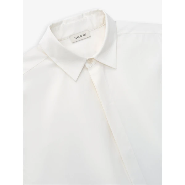 Fear of God Cotton Wool Oxford Classic Shirt in White | Men Shirts | Coveti