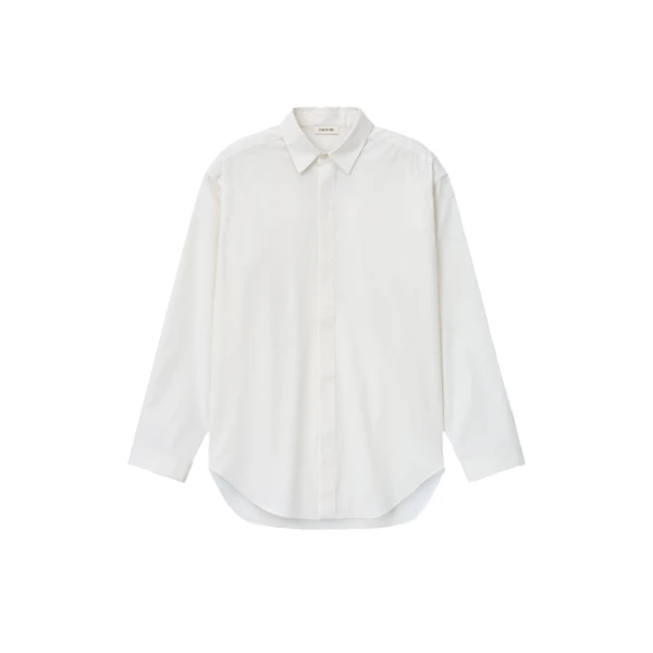 Fear of God Cotton Wool Oxford Classic Shirt in White | Coveti