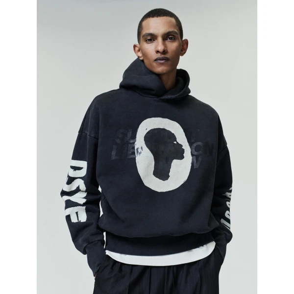 Fear of God DSYF Hoodie in Black | Sweatshirts | Coveti