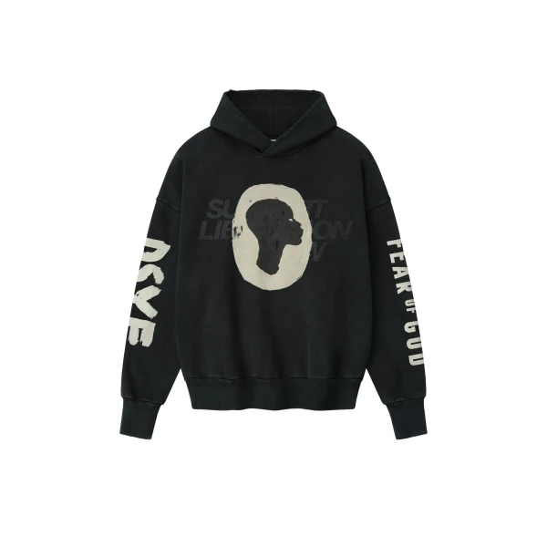 Fear of God DSYF Hoodie in Black | Coveti