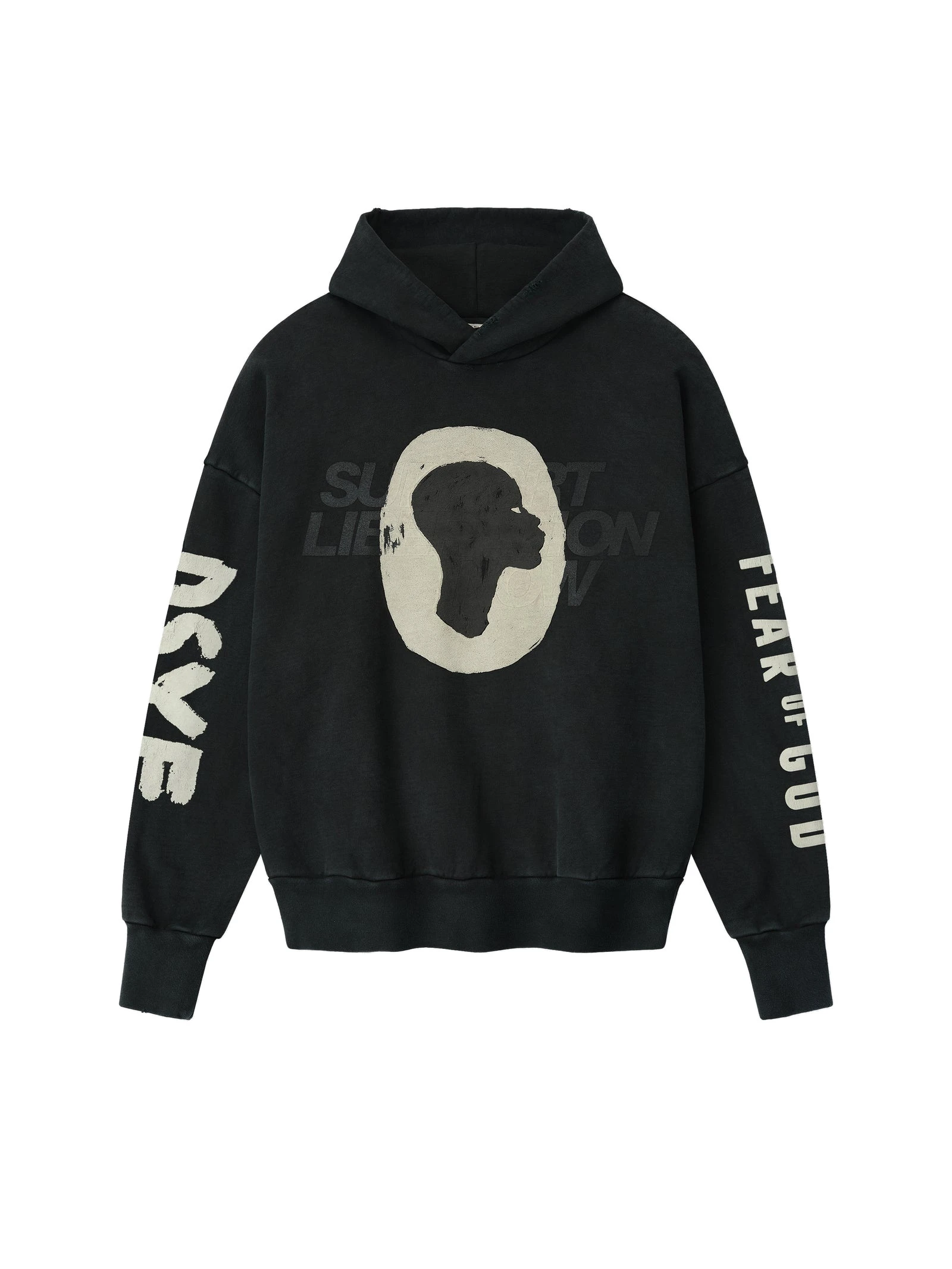 Fear of God DSYF Hoodie in Black Fear of God DSYF Hoodie in Black | Coveti