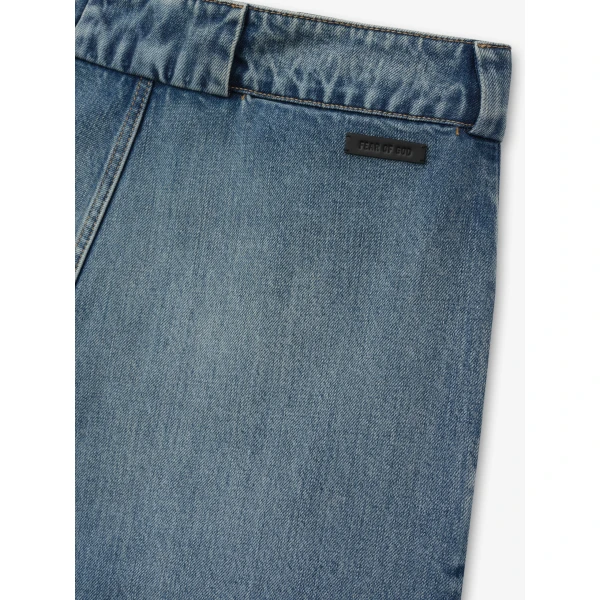 Fear of God Denim Utility Pant in Medium Indigo | Pants | Coveti