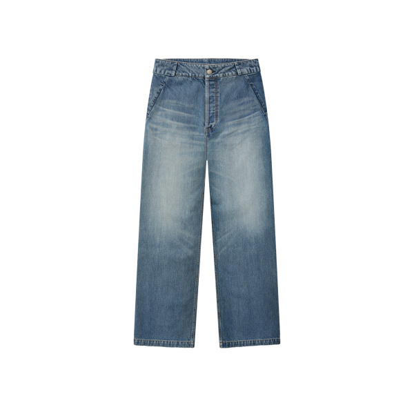 Fear of God Denim Utility Pant in Medium Indigo | Coveti