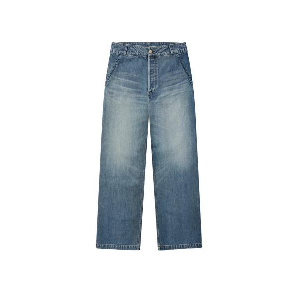 Fear of God Denim Utility Pant in Medium Indigo | Coveti