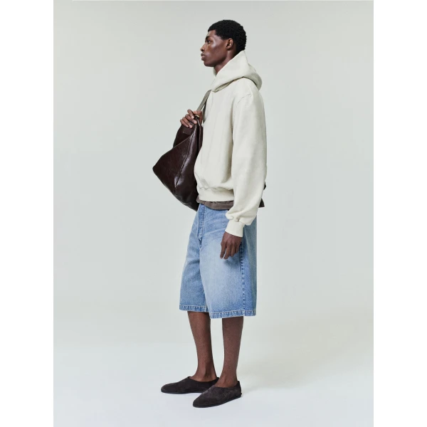 Fear of God Denim Utility Shorts in Medium Indigo | Shorts | Coveti