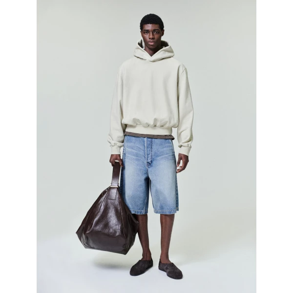Fear of God Denim Utility Shorts in Medium Indigo | Shorts | Coveti