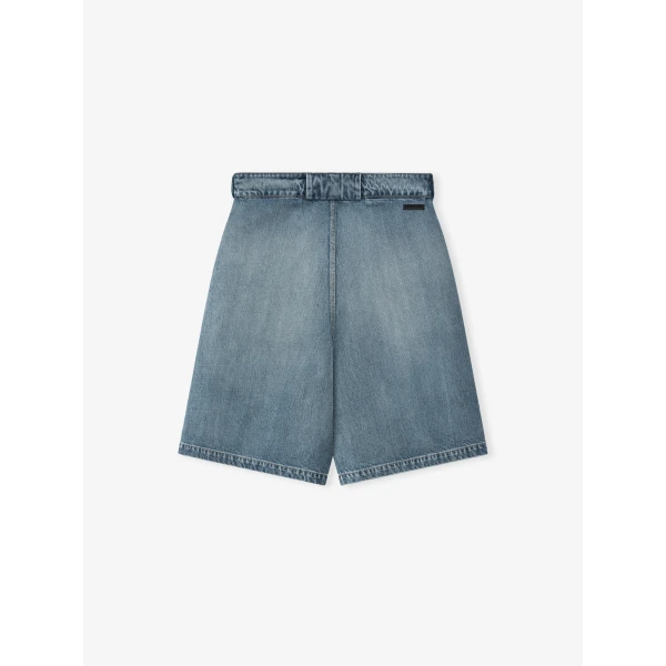 Fear of God Denim Utility Shorts in Medium Indigo | Shorts | Coveti