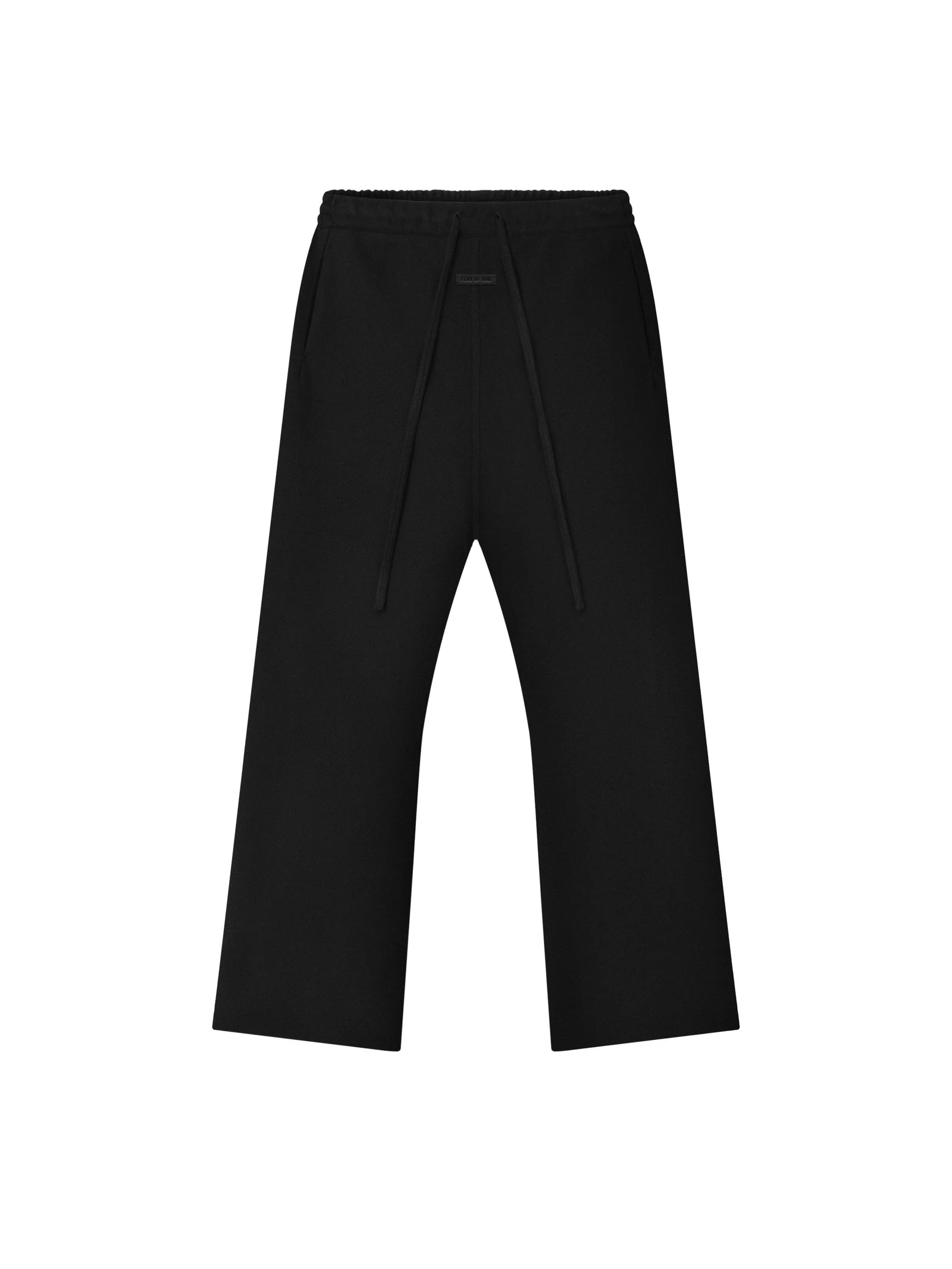 Fear of God Double Face Wool Cashmere Flared Pants in Black Fear of God Double Face Wool Cashmere Flared Pants in Black | Coveti