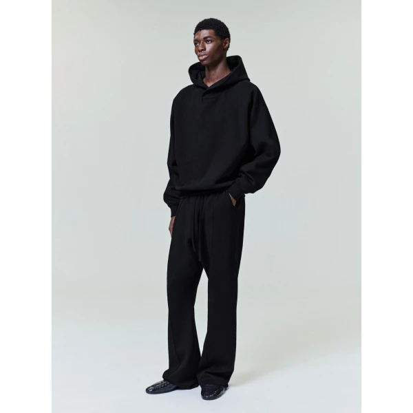 Fear of God Double Knit Flared Jogging Pant in Black | Pants | Coveti