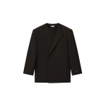Fear of God Double Weave Wool Crewneck Jacket in Brown | Coveti