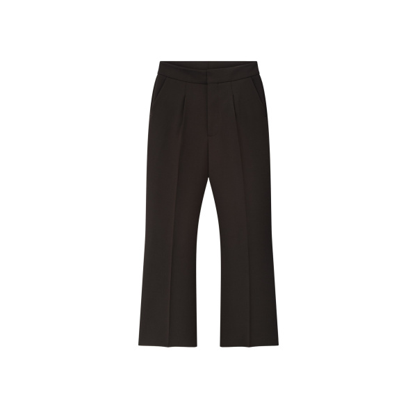 Fear of God Double Weave Wool Tailored Flared Pants in Brown | Coveti