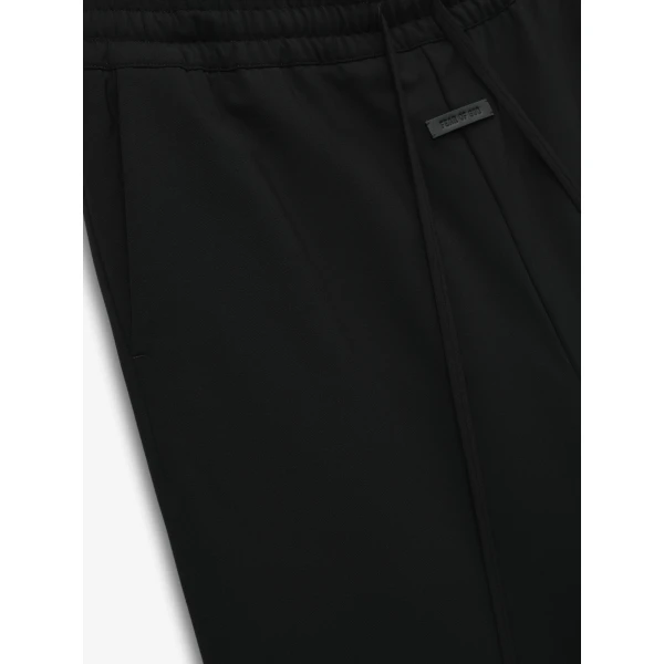 Fear of God Double Weave Wool Wide Leg Drawstring Pants in Black | Pants | Coveti
