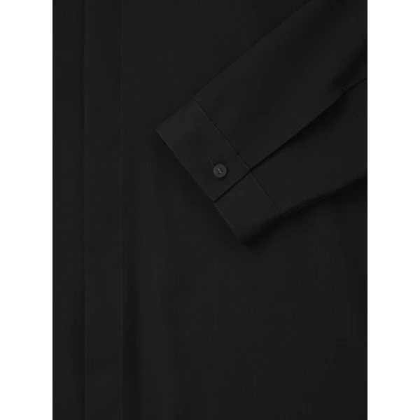 Fear of God Easy Care Wool Classic Shirt in Black | Men Shirts | Coveti