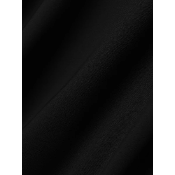 Fear of God Easy Care Wool Relaxed Lapelless Jacket in Black | Men Jackets | Coveti