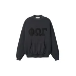Fear of God Essentials 90s Sweatshirt in Washed Iron Grey | Coveti