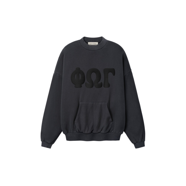 Fear of God Essentials 90s Sweatshirt in Washed Iron Grey | Coveti