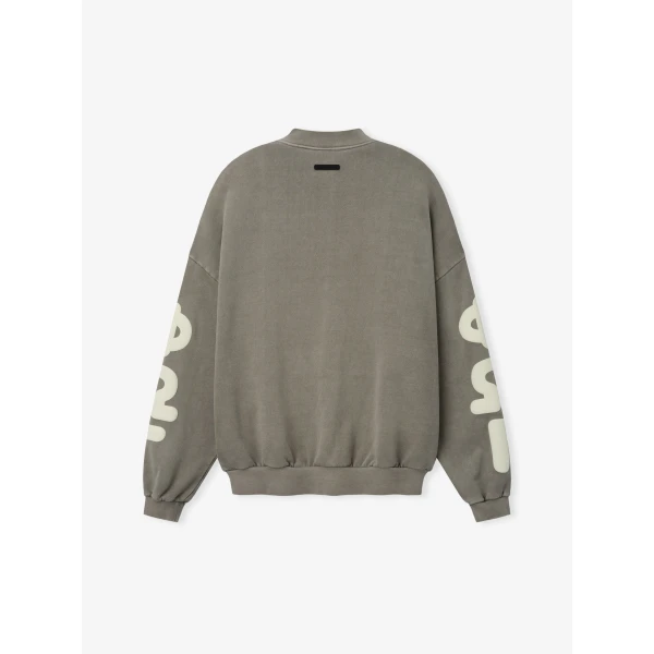 Fear of God Essentials 90s Sweatshirt in Washed Seal | Sweatshirts | Coveti