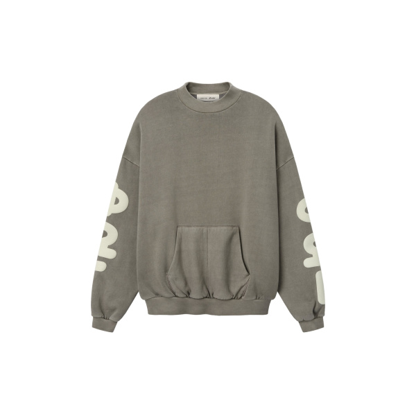 Fear of God Essentials 90s Sweatshirt in Washed Seal | Coveti