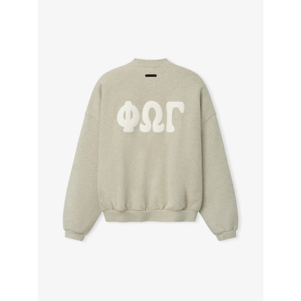 Fear of God Essentials 90s Sweatshirt in Washed Vanilla Heather | Sweatshirts | Coveti