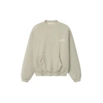 Fear of God Essentials 90s Sweatshirt in Washed Vanilla Heather | Coveti