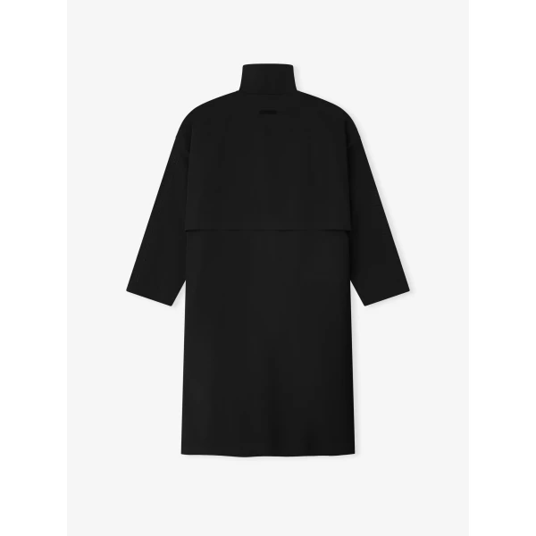 Fear of God Essentials Active Trace Full Length Trench in Vintage Black | Pants | Coveti