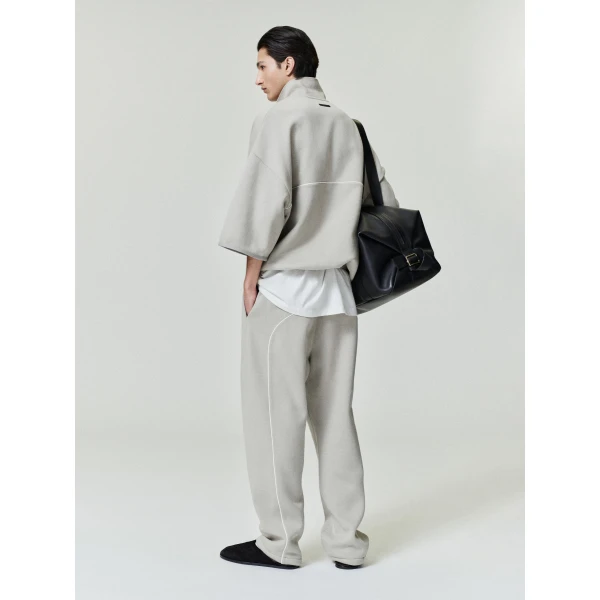 Fear of God Essentials Active Trace Relaxed Sweatpant in Seal | Pants | Coveti