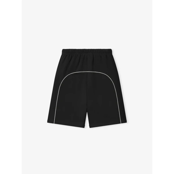 Fear of God Essentials Active Trace Relaxed Sweatshort in Vintage Black | Shorts | Coveti