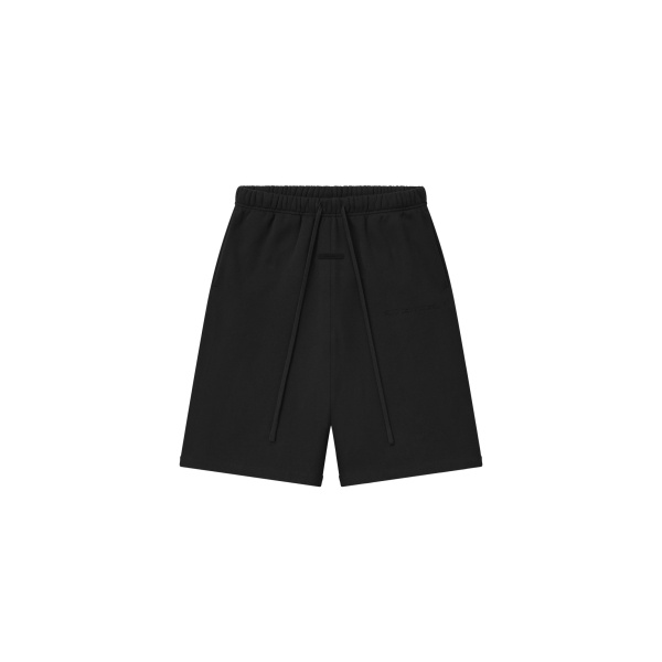 Fear of God Essentials Active Trace Relaxed Sweatshort in Vintage Black | Coveti