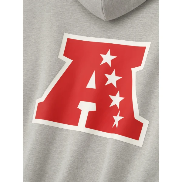 Fear of God Essentials American Sport Hoodie in Heather Stone | Sweatshirts | Coveti