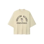 Fear of God Essentials Astros American League Merch Tee in Sandstone | Coveti
