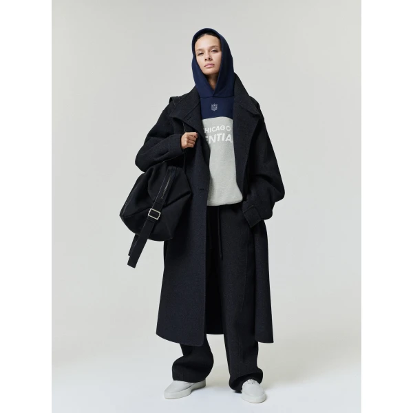 Fear of God Essentials Bears 90s Relaxed Hoodie in Seal Heather | Sweatshirts | Coveti