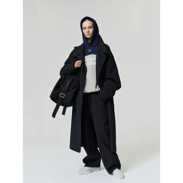 Fear of God Essentials Bears 90s Relaxed Hoodie in Seal Heather | Sweatshirts | Coveti