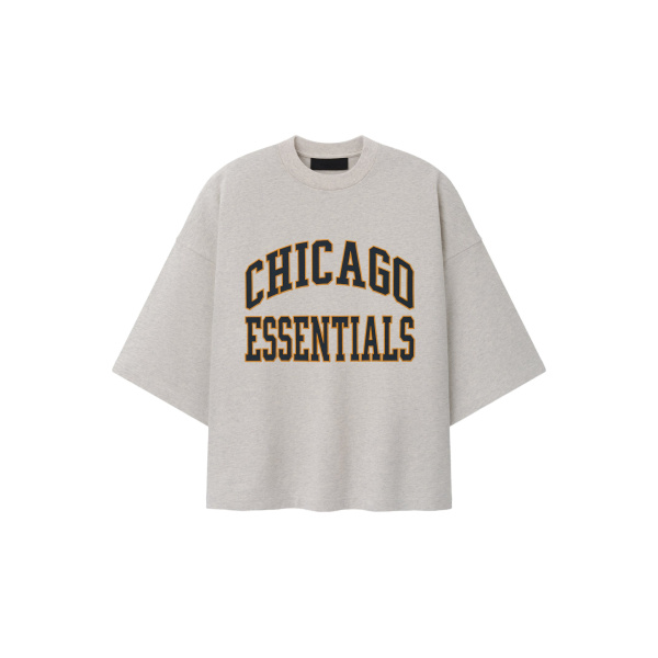 Fear of God Essentials Bears Merch Tee in Marble Heather | Coveti