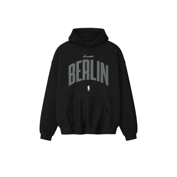 Fear of God Essentials Berlin 90s Hoodie in Black | Coveti