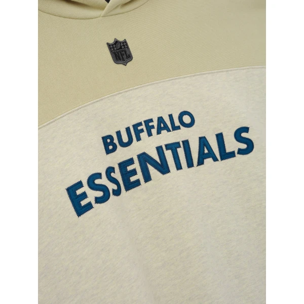 Fear of God Essentials Bills 90s Relaxed Hoodie in Vanilla Heather | Sweatshirts | Coveti