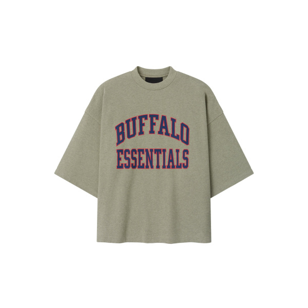Fear of God Essentials Bills Merch Tee in Seal Heather | Coveti