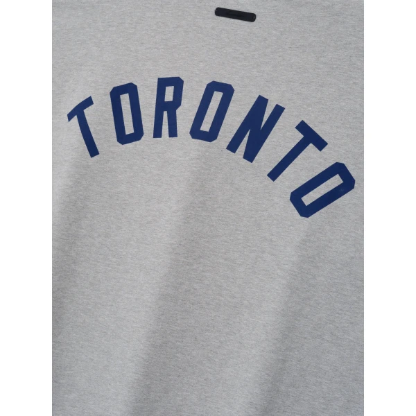 Fear of God Essentials Blue Jays Merch Tee in Concrete Heather | T-shirts & vests | Coveti